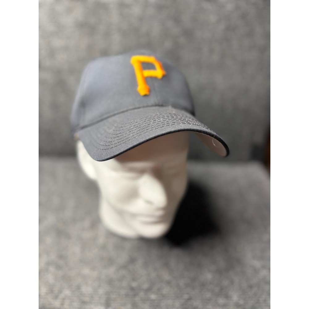 Outdoor Cap Mens Pittsburgh Pirates MLB Baseball Hat Gray Orange Strapback Cap